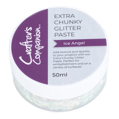 Crafter's Companion - Extra Chunky Glitter Paste - Ice Angel
