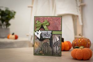 Crafter's Companion Craft Room Essentials 8.5” x 11” Linen Card Pack - Halloween