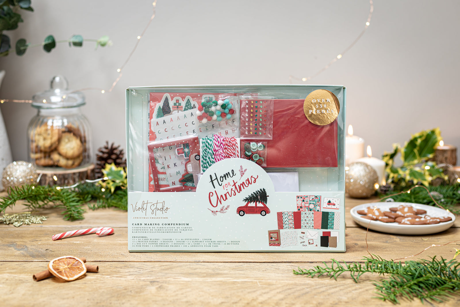 Christmas Card Making Kit - Violet Studio