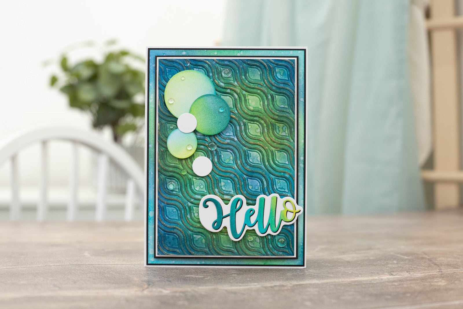 Crafter's Companion 3D Embossing Folder 5" x 7" - Contemporary Waves