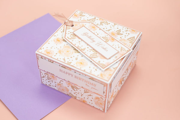 Crafters Companion Vellum Washi Rolls - Rose Gold Sentiments