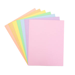 Crafters Companion – Rainbow Coloured Card – 8.5" x 11" - 21PC