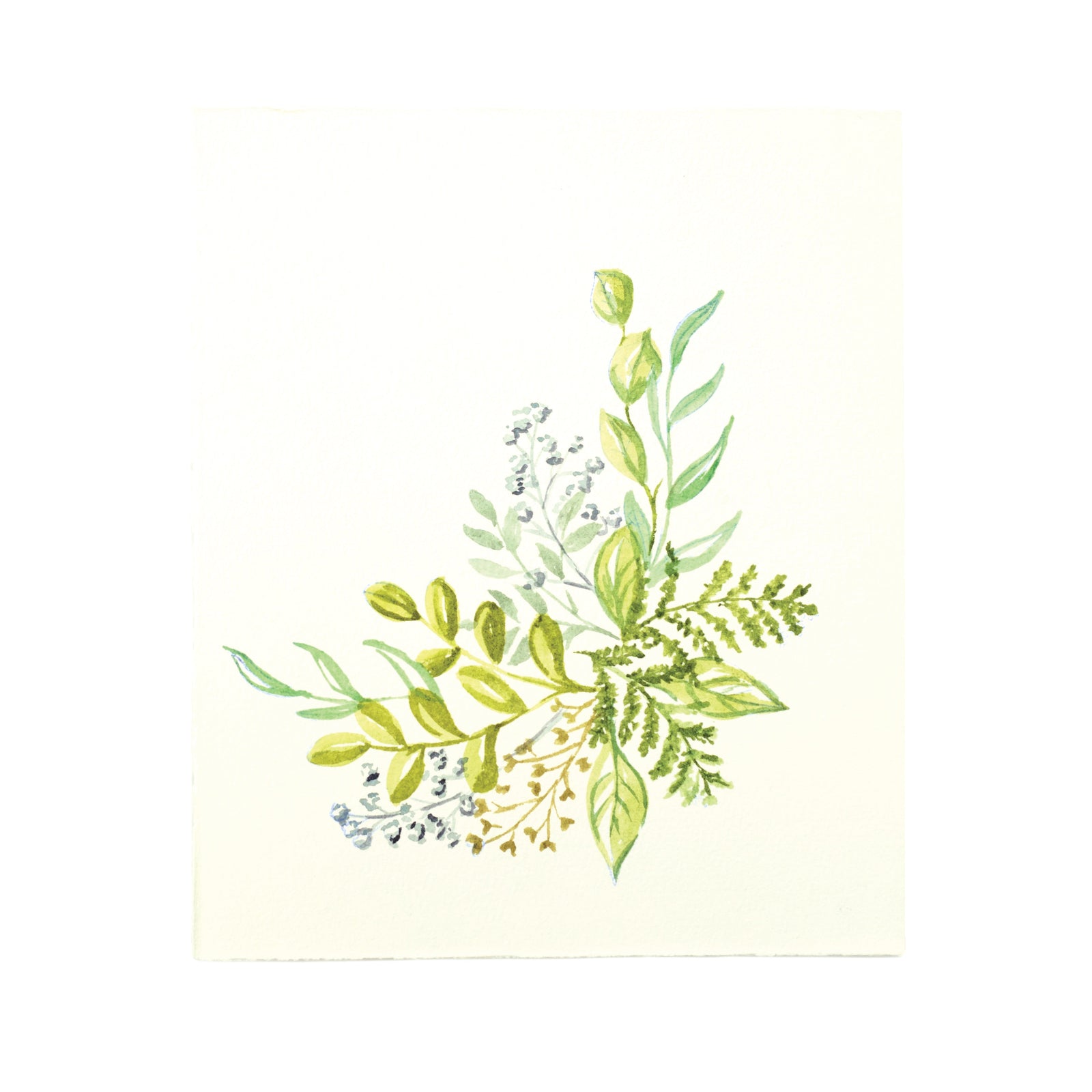 Sheena Douglass Watercolour Fusion Photopolymer Stamp - Foliage Fillers