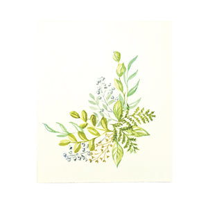 Sheena Douglass Watercolour Fusion Photopolymer Stamp - Foliage Fillers