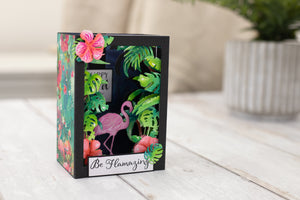 Flamazing Flamingos Metal Dies with Stencil 11 piece - Tropical Scene