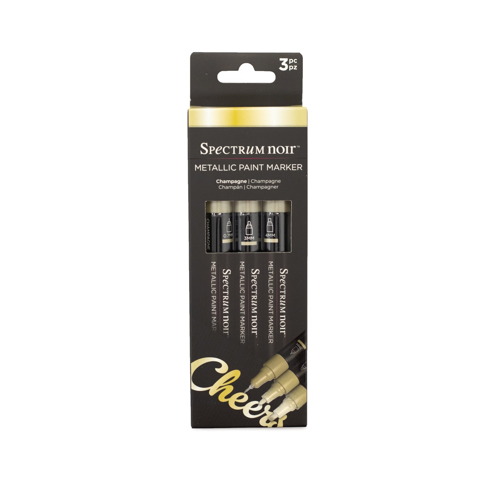 Spectum Noir-Metallic Paint Marker (3PC) - Champagne