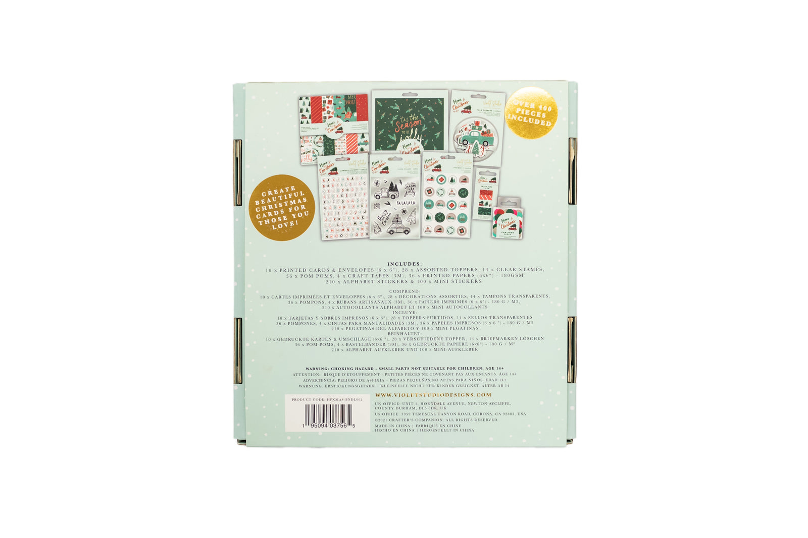 Christmas Card Making and Stamping Kit Bundle - Violet Studio