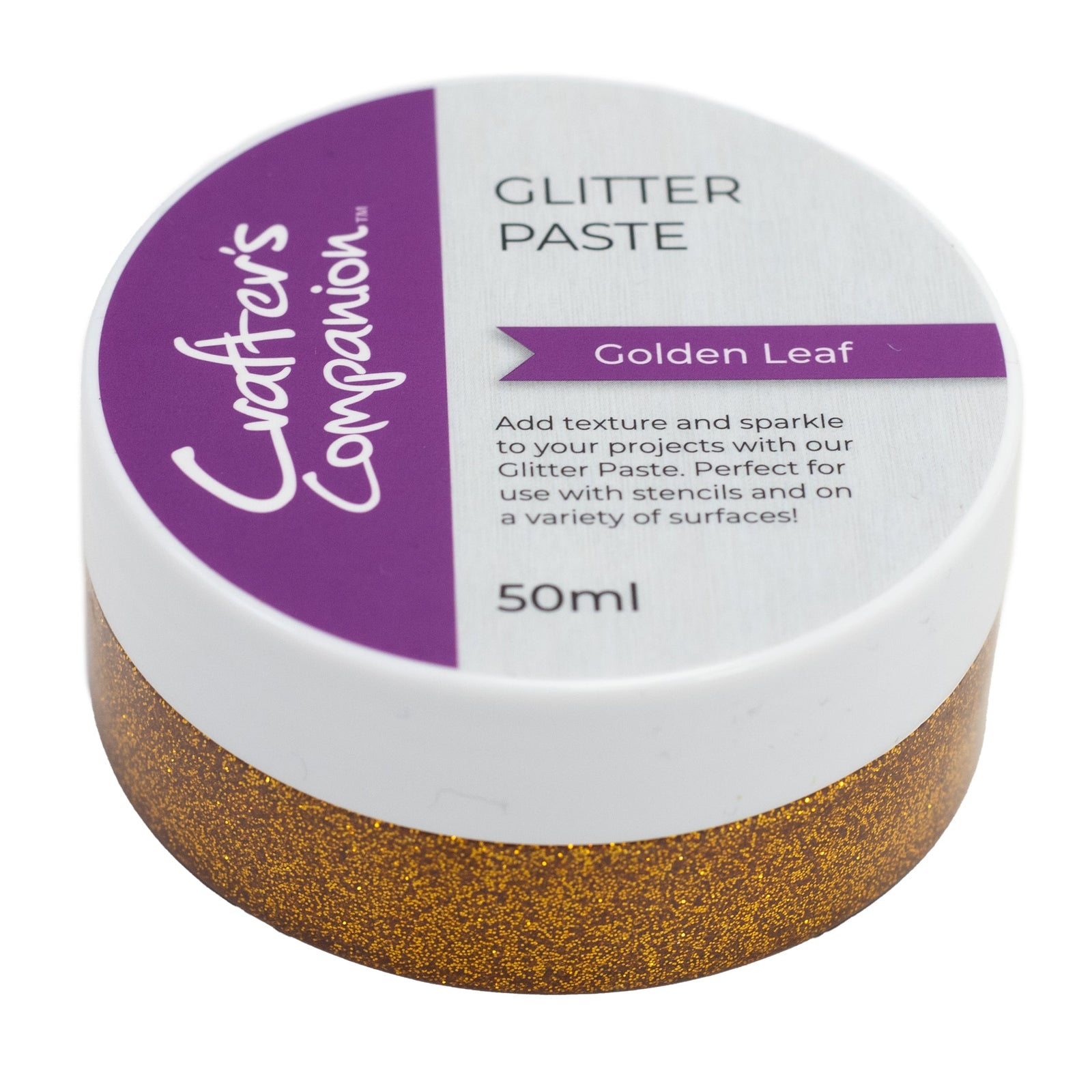 Crafter's Companion - Glitter Paste – Golden Leaf