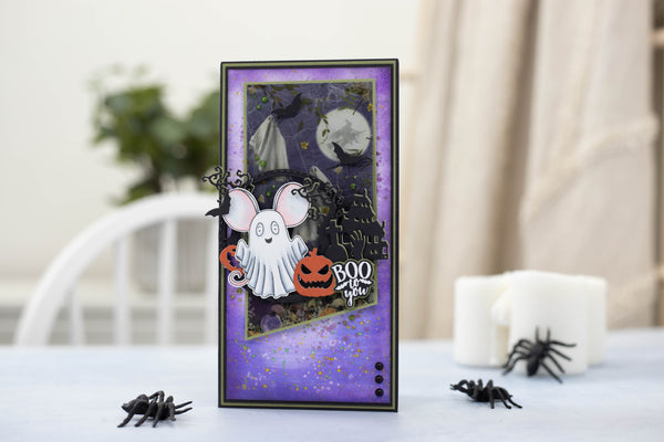 Designer Collection All Hallows Eve 8.5” x 11” Linen Card Pack