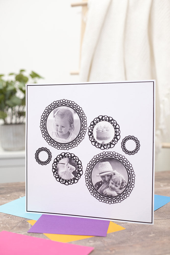 Gemini Lace Nesting Die – Delicate Doily Frames