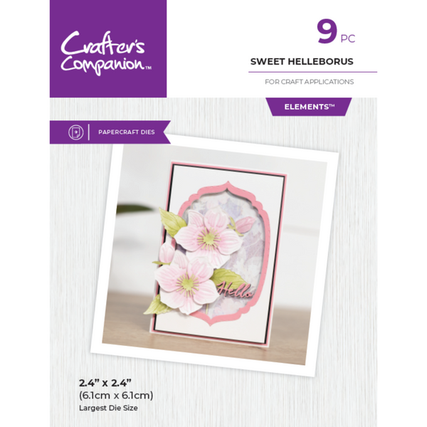 Crafters Companion - Metal Die Elements - Sweet Helleborus