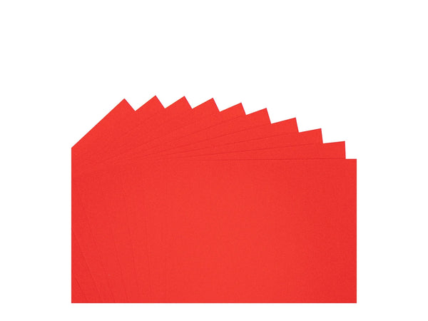 A4 Red Glitter Card - 10 Pack