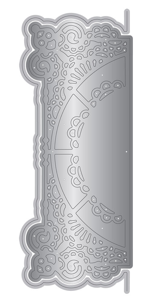 Gemini Frame Edge Embossing Folder & Die - Regal Elegance