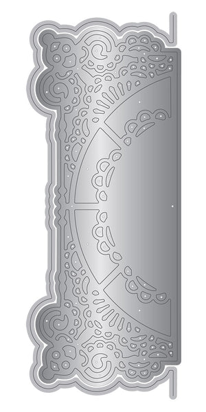 Gemini Frame Edge Embossing Folder & Die - Regal Elegance