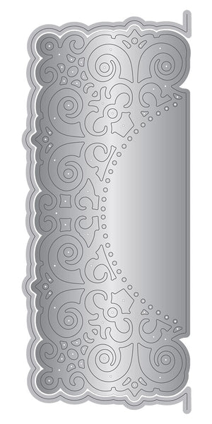 Gemini Frame Edge Embossing Folder & Die - Traditional Lace