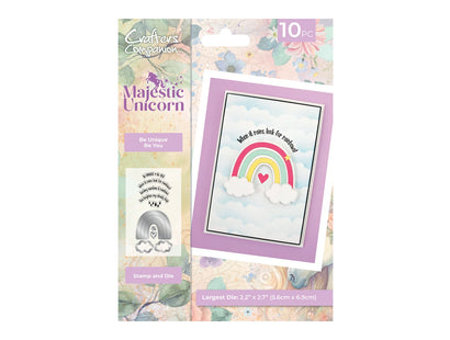 Majestic Unicorn Stamp & Die - Be Unique Be You