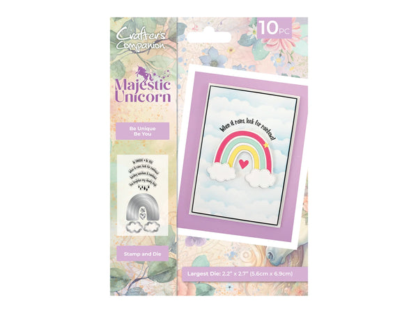 Majestic Unicorn Stamp & Die - Be Unique Be You