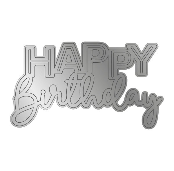 Crafters Companion - Die Cutting & Embossing - Happy Birthday