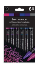 Spectrum Noir Metallic Flip Markers - Cosmic Wonder (6 Piece)