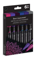 Spectrum Noir Metallic Flip Markers - Cosmic Wonder (6 Piece)