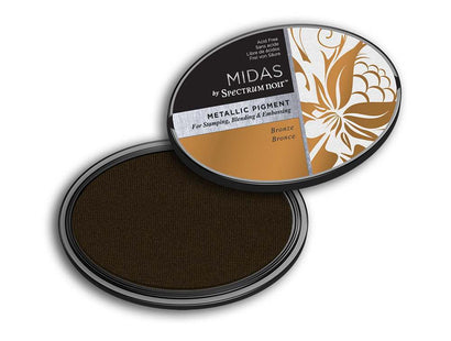 Midas by Spectrum Noir Metallic Pigment Inkpad - Bronze