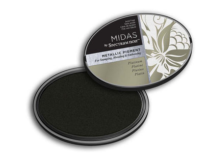 Midas by Spectrum Noir Metallic Pigment Inkpad - Platinum