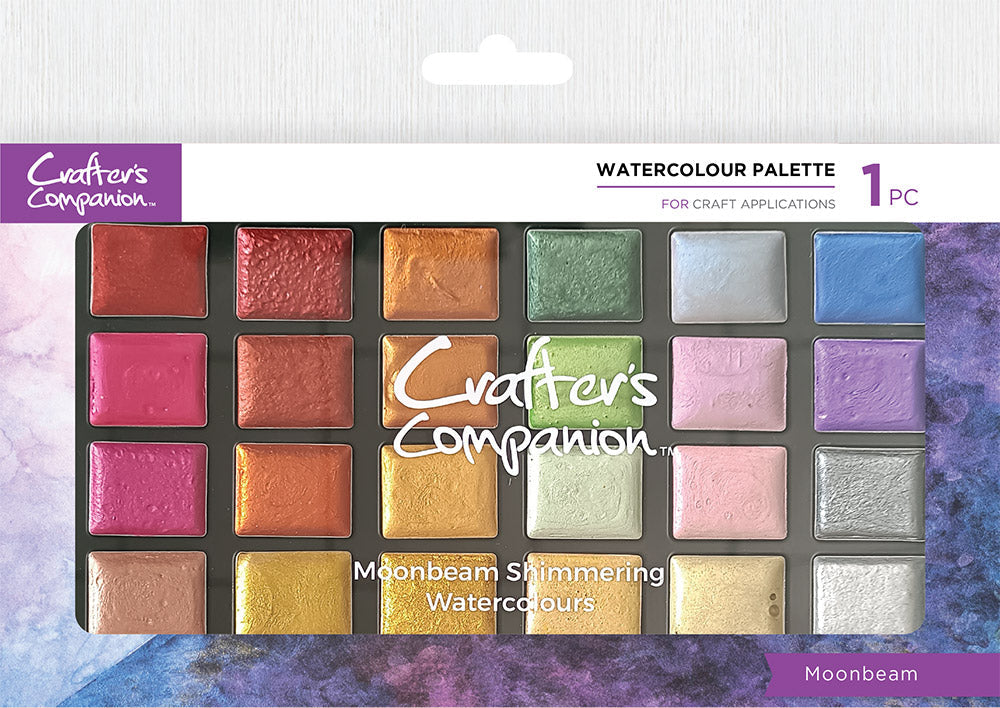 Crafter's Companion Shimmer Watercolour Palette Duo