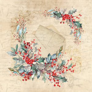 Nature’s Garden - Holly & Ivy - 6” x 6” Paper Pad