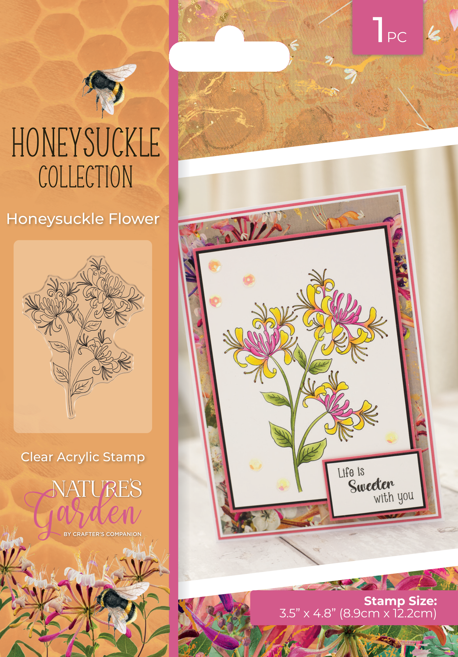 Honeysuckle Collection Clear Acrylic Stamp - Honeysuckle Flower