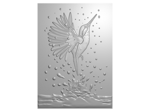 Nature's Garden - Kingfisher Collection - 5" x 7" 3D Embossing Folder - Halcyon Daze