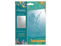 Nature's Garden - Kingfisher Collection - 5" x 7" 3D Embossing Folder - Halcyon Daze