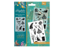 Nature's Garden - Kingfisher Collection - Clear Acrylic Stamps - Nature Silhouette Stamps