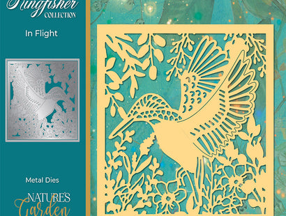 Nature's Garden - Kingfisher Collection - Metal Die - In Flight