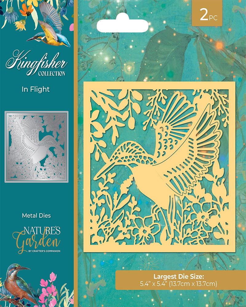 Nature's Garden - Kingfisher Collection - Metal Die - In Flight