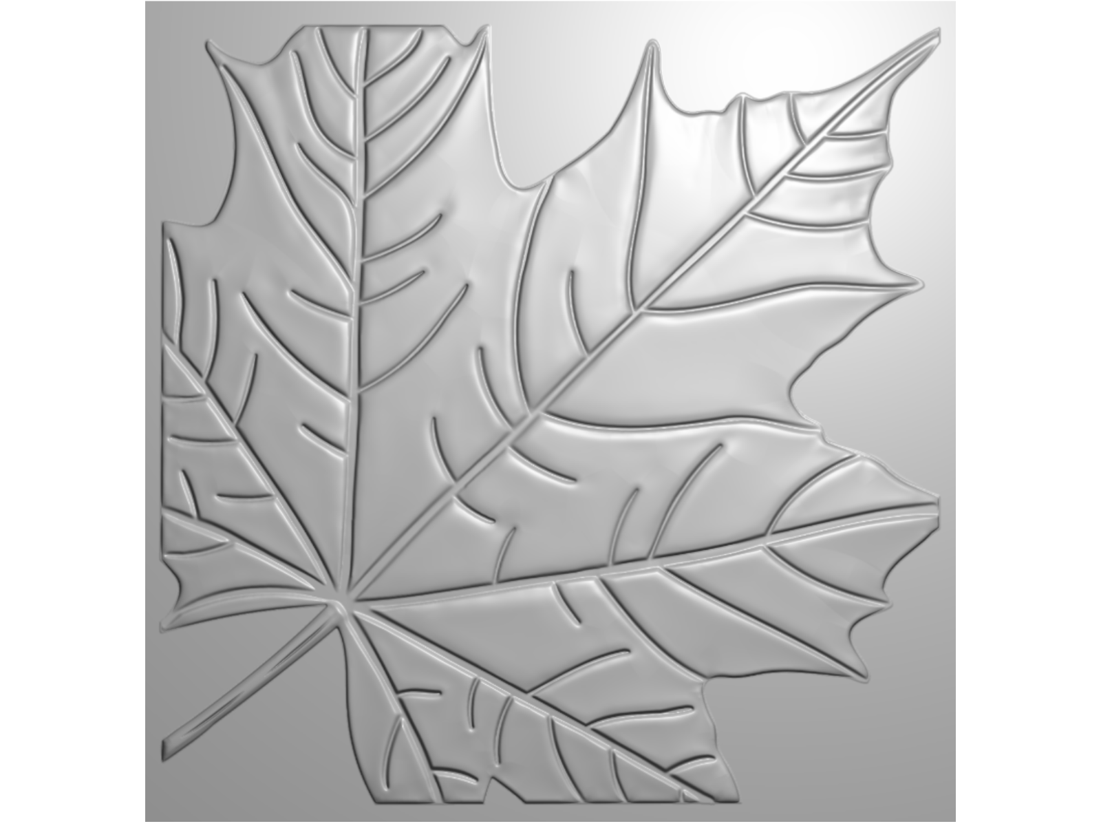 Nature's Garden - Thankful & Blessed 3D Embossing Folder - Fallen Leaf