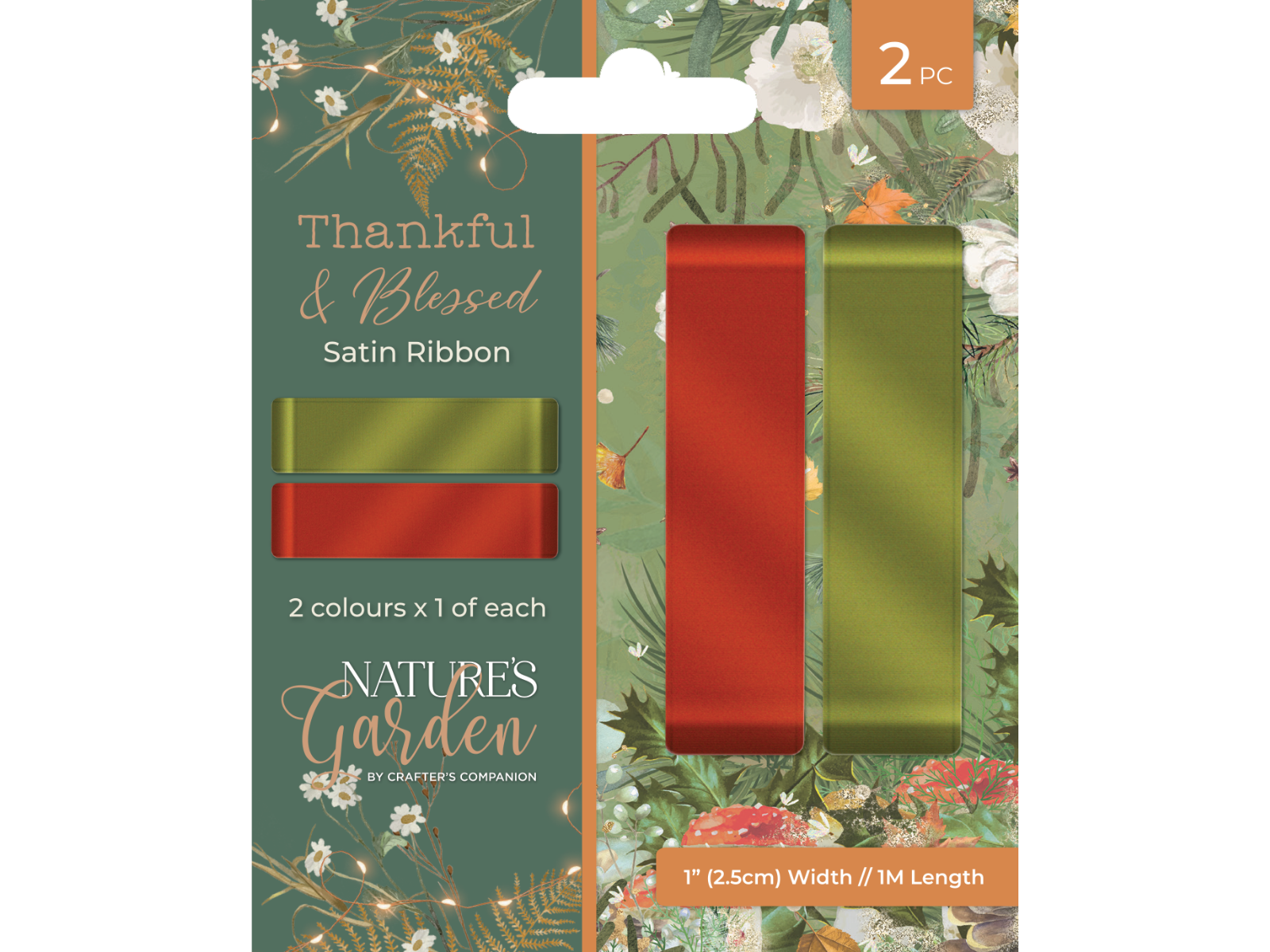 Thankful and Blessed Satin Ribbon