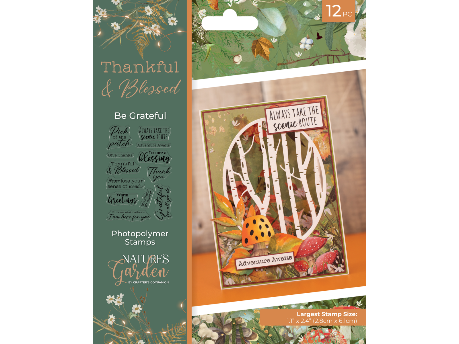 Nature's Garden - Thankful & Blessed Folder & Stamp Collection