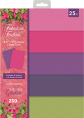 Nature's Garden Fabulous Fuchsia 8.5” x 11” Linen Card Pack