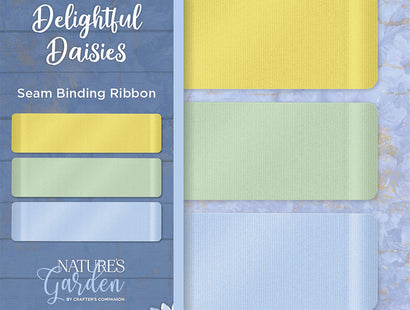 Nature's Garden Delightful Daisies - Seam Binding Ribbon