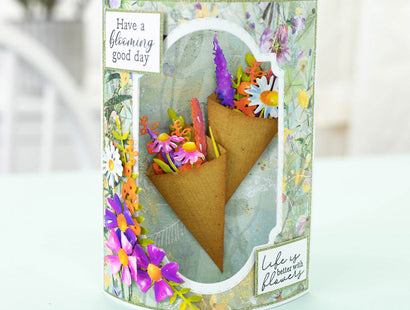 Nature's Garden Wildflower Die and Stencil Set - Mailbox Flowers