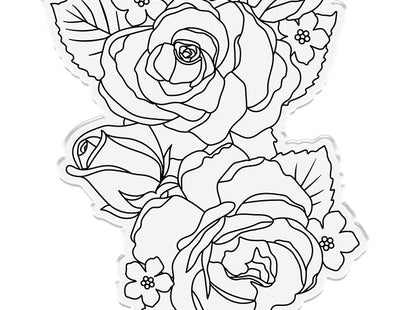 Nitwit Kindly Thoughts Stamp and Die - Elegant Roses