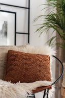 RibbonXL: Knitted Cushion kit - Caramel Brown