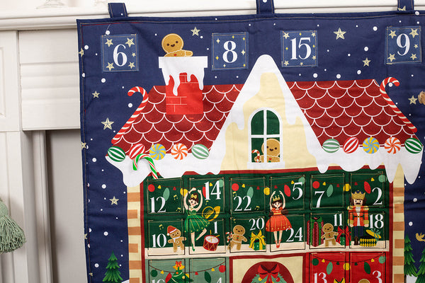 Gingerbread House Advent Calendar Crafting Kit - Threaders