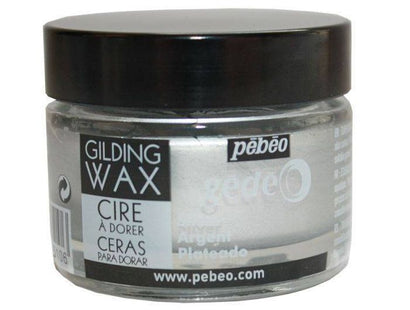 Pebeo Gilding Wax Silver - 30ml pot