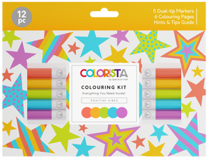 Colorista - Colouring Kit - Positive Vibes 12pc