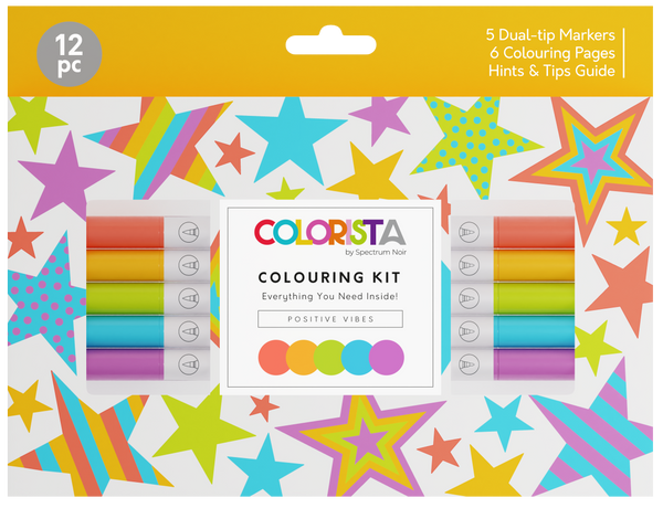 Colorista - Colouring Kit - Positive Vibes 12pc