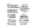 Sara Signature Christmas Rose Clear Acrylic Stamp - Christmas Sparkle