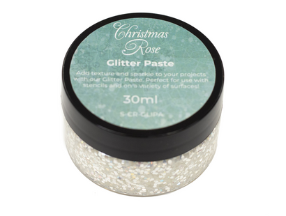 Snowfall Sparkling White Glitter Paste - Sara Signature