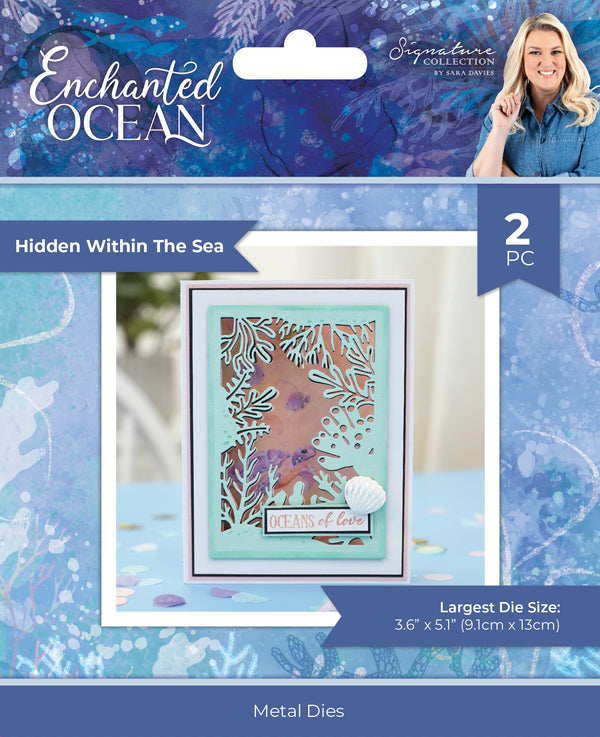 Sara Signature - Enchanted Ocean - Metal Die - Create a Card - Hidden within the sea