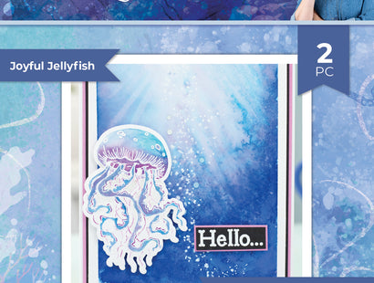 Sara Signature - Enchanted Ocean - Stamp and Die - Joyful Jellyfish